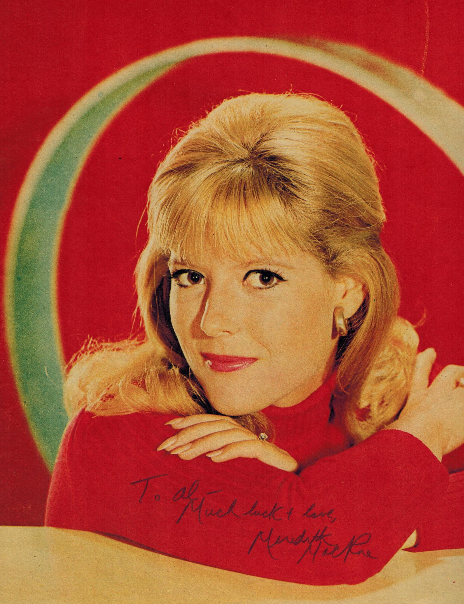 Meredith Macrae Signed Autographed Photo Actress 8.5"x11" Etsy