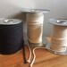 200 ft. 61 m Macramé Cord White Black 3 Strand Rope 1/8" 3/16" 1/4" 3 mm 5 mm 6 mm DIY Macrame Supplies Tools 100% Cotton Natural