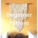 BEAUREGARD Macramé Pattern BEGINNER//Wall Hanging pdf DIY Swag Design Basic Instructions Macrame Fiber Arts Pattern Only 