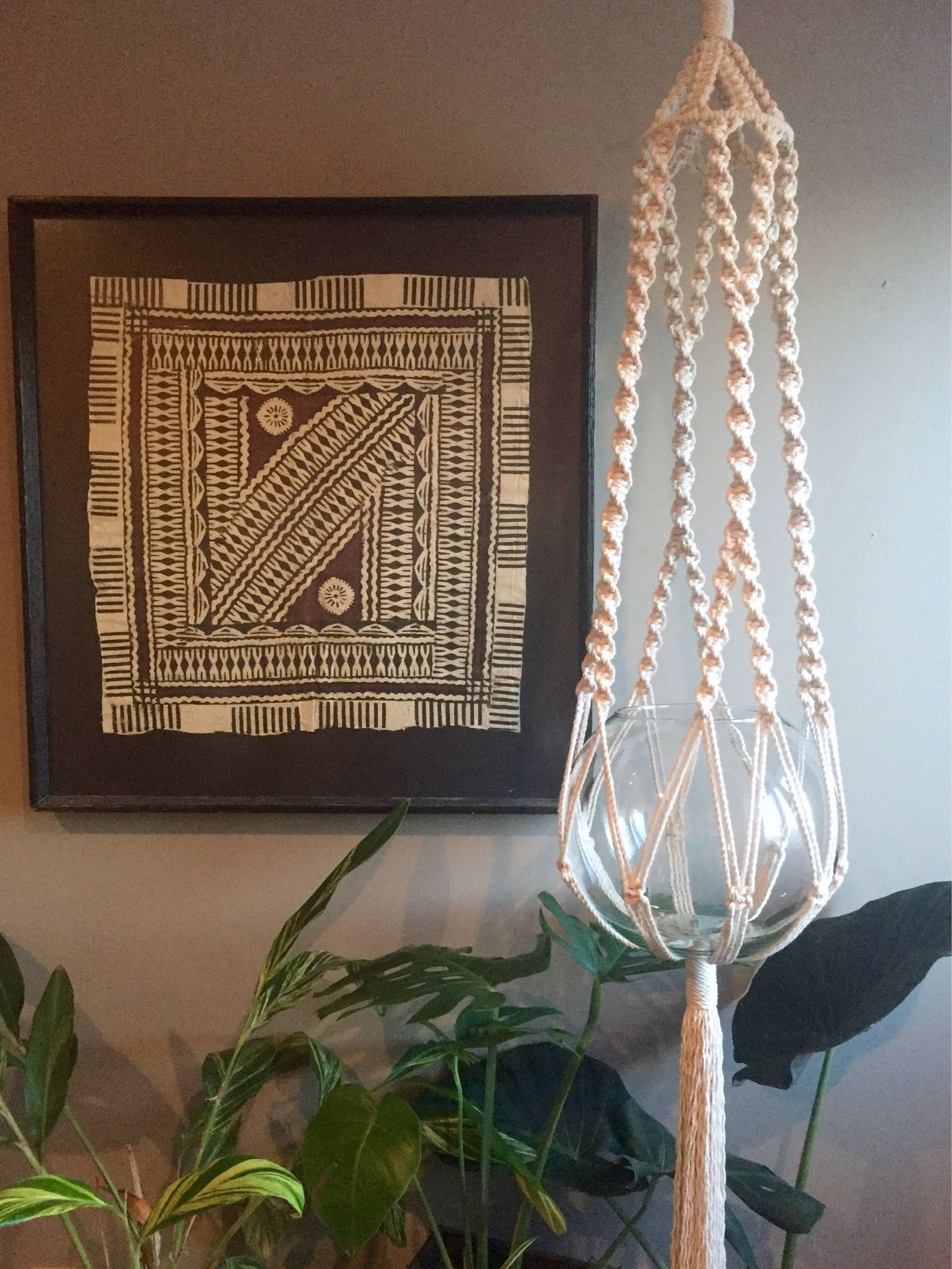 CAMBIE Intermediate Macramé PATTERN Plant Hanger//pdf DIY | Etsy