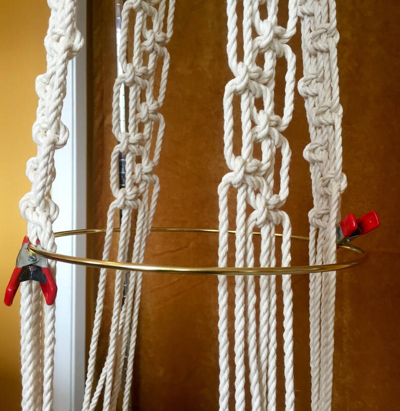 SHOOKS and CLAMPS for DIY Macramé Wall Hangings Plant Etsy