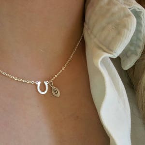 Gold Horse Shoe necklace,Horse Necklace,U Necklace,minima necklace,Wedding necklace,Bridesmaid Gift,Mothers day Necklace,birthday gift