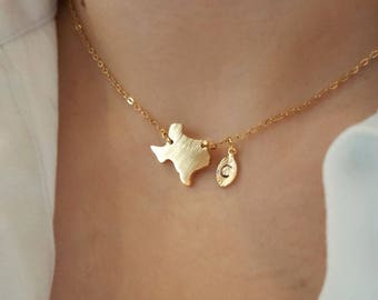 Texas Necklace Etsy
