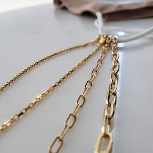 18k gold Face Mask Chain Necklace /Face Mask Lanyard, Mask Necklace, Face Mask Chain, Face Mask Holder, Mask Chain, Mask Lanyard, Mask Strap
