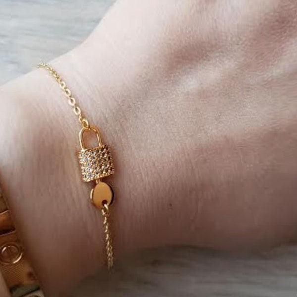 Lock Key Bracelet Etsy