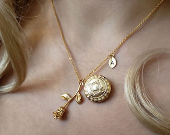 18k Gold Locket - Etsy Australia