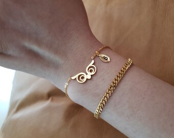 Owl Jewelry Adjustable Bracelet Waxed Cord Bracelet Small Owl Bracelet Sliding Knot Bracelet Gift for Her Owl Lovers Gift Owl Anklet