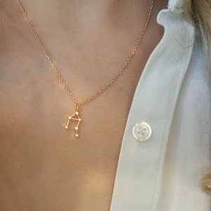 Libra Necklace,Zodiac Sign necklace,Constellation necklace,Star necklace,Birthday gift, Bridesmaid gift,minimalist necklace,zodiac necklace