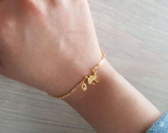 Delicate Petite Origami Camel Bracelets,Delicate Camel Bracelet,Unique bracelet,Thin Gold Chain, Layering Bracelet ,Bridesmaid Gift
