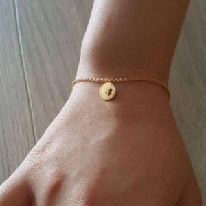 Delicate Petite bird Bracelets,Delicate bird branch Bracelet,Thin Gold Chain, Layering Bracelet ,Bridesmaid Gift