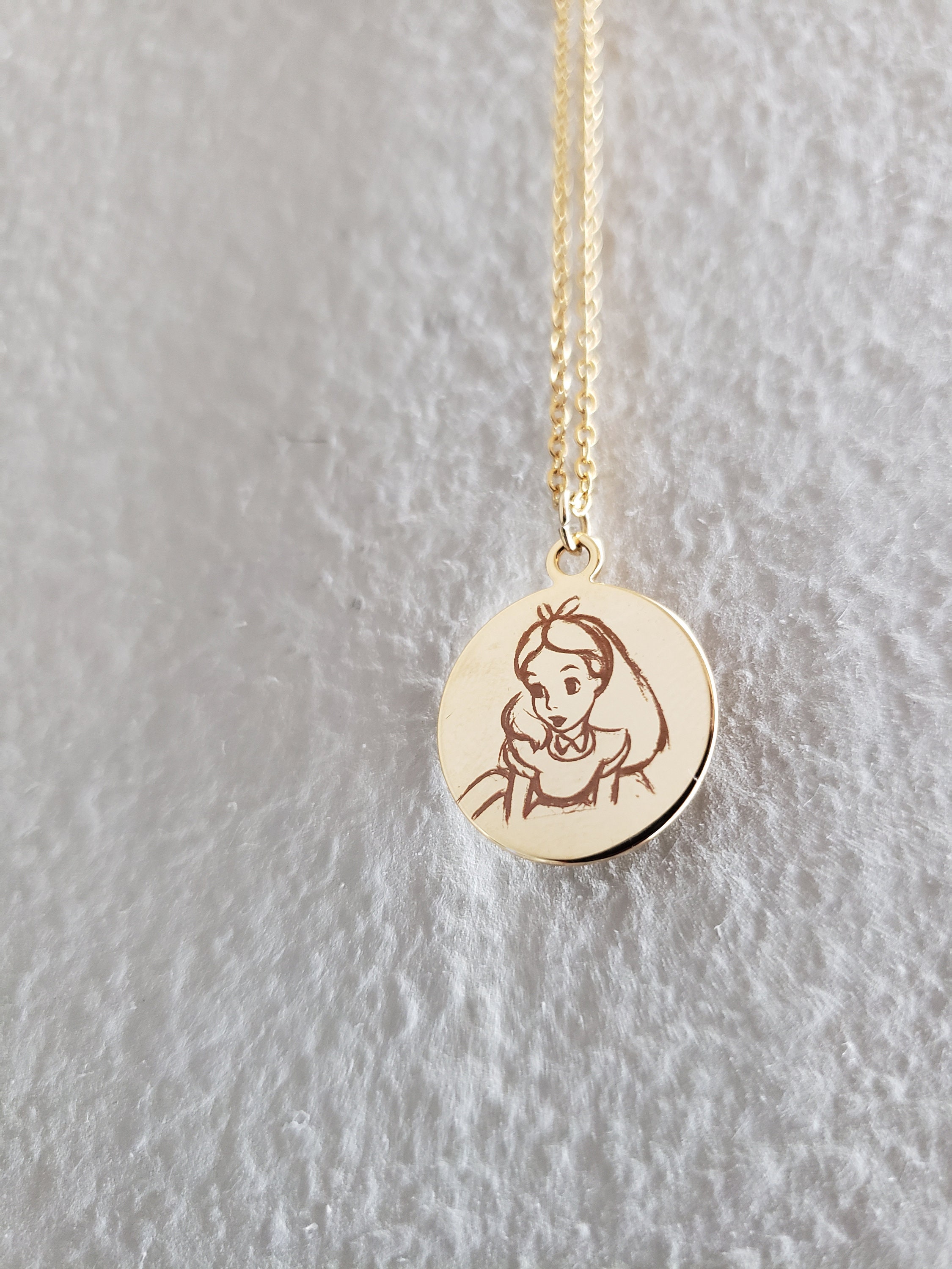 Collana PERIMADE con proiezione fotografica personalizzata • Ciondolo