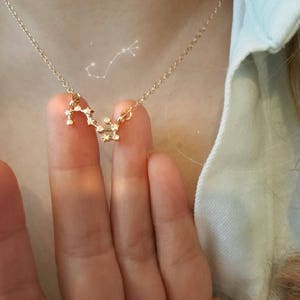 Scorpio Necklace,Zodiac Sign necklace,Constellation necklace,Star necklace,Birthday gift,Bridesmaid gift,minimalist necklace,zodiac necklace