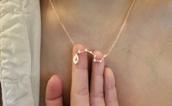 Rose gold 2024 scorpio necklace