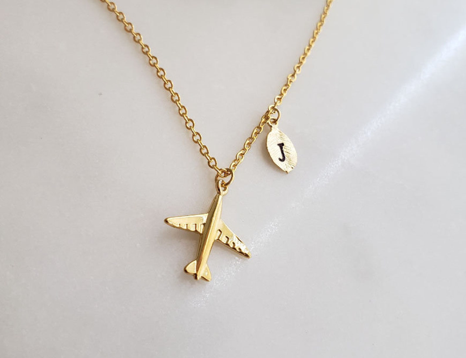 18k gold Airplane bracelet .Delicate dainty Airplane bracelets Etsy