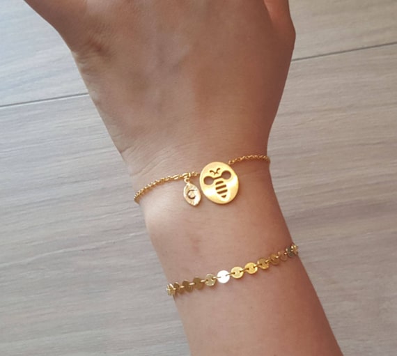 Delicate Bumble Bee Bracelets,delicate Bumble Bee Bracelet,unique