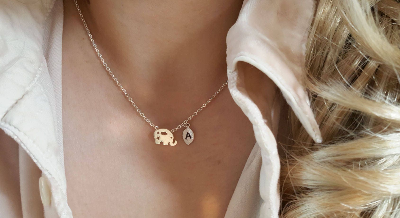 Gold Star baby Elephant necklace, Elephant Necklace, Elephant choker,  Birthday gift, baby elephant Necklace ,Bridesmaid Gift