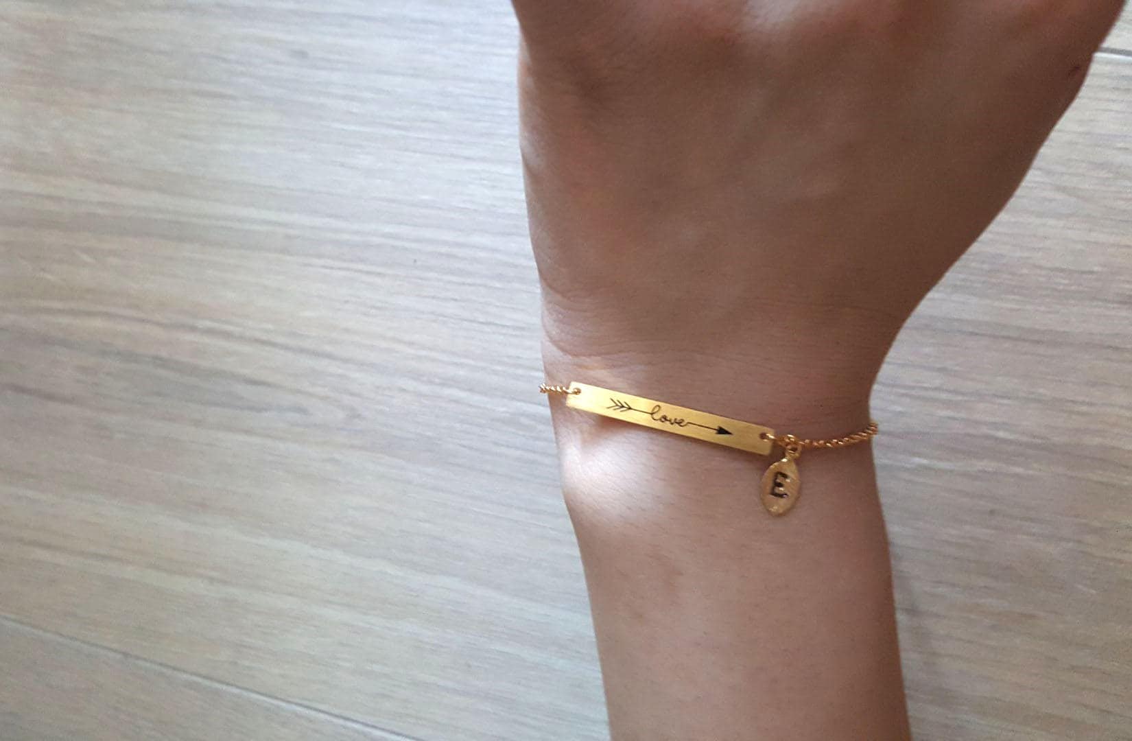 Delicate Petite Gold Bar Bracelets,Delicate Love bar Bracelet,Thin Gold Chain,Love bracelet, Layering Bracelet ,Bridesmaid Gift