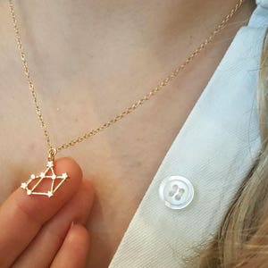 Sagittarius necklace,Zodiac Sign necklace,Constellation necklace,Star necklace,Birthday gift, Bridesmaid gift,minimalist necklace