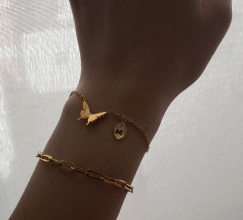 Butterfly Gold Chain Bracelets – Theglamsutra