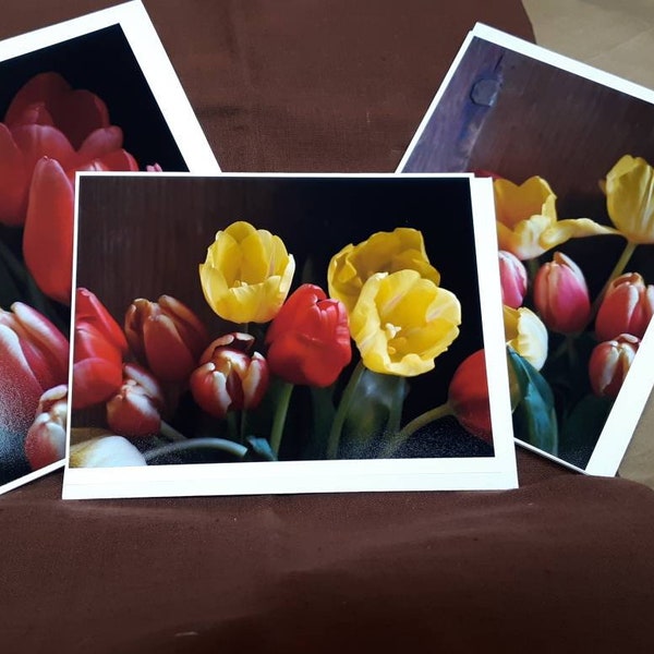 Original Tulip Note Card Set Variety of 3