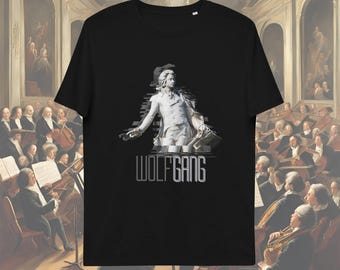 Eco-Friendly Mozart Composer Graphic Tee