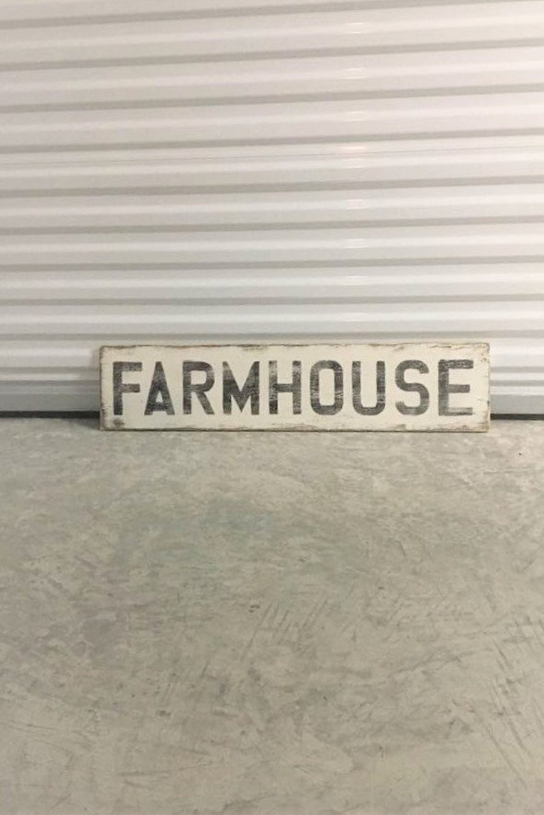Rustic Handmade FARMHOUSE Sign