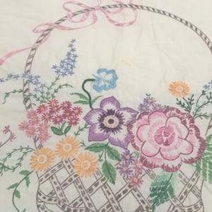 Floral Handcrafted Cotton Bed Cover for Cottage Style Bedroom Decor