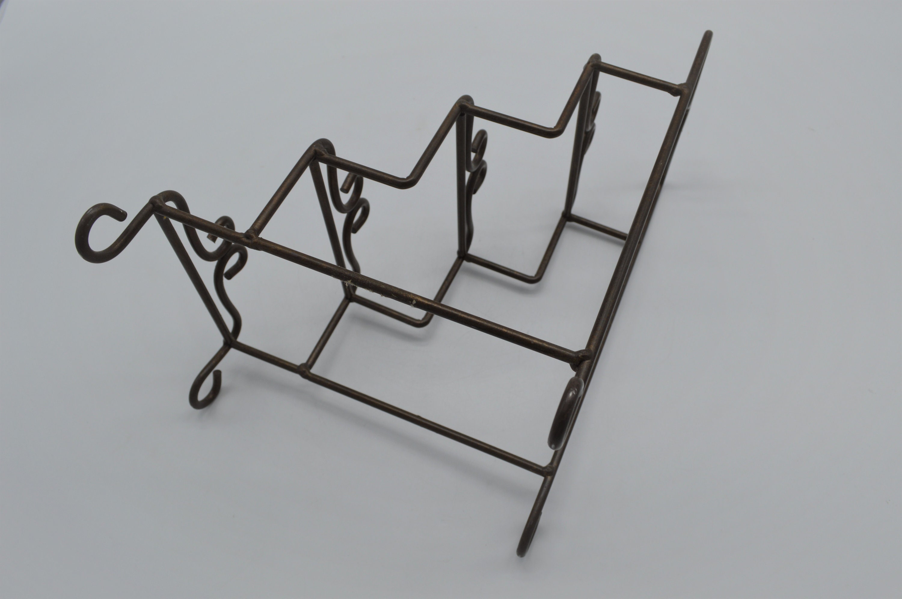 4 Tiered Plate Stand Multi Plate Stand Metal Display Stand Etsy