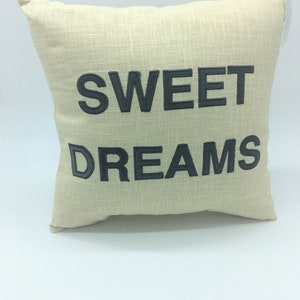 Personalized &#39;Sweet Dreams&#39; Farmhouse Throw Pillow: Decorative Bedroom Decor, Mother&#39;s Day Gift