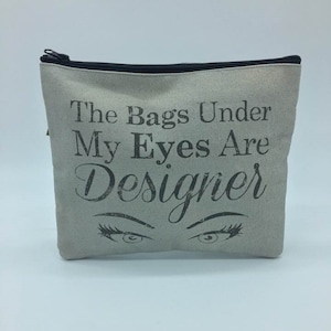 Makeup Travel Bag | Funny Cosmetic Zipper Pouch | Designer Eyes Makeup Bag