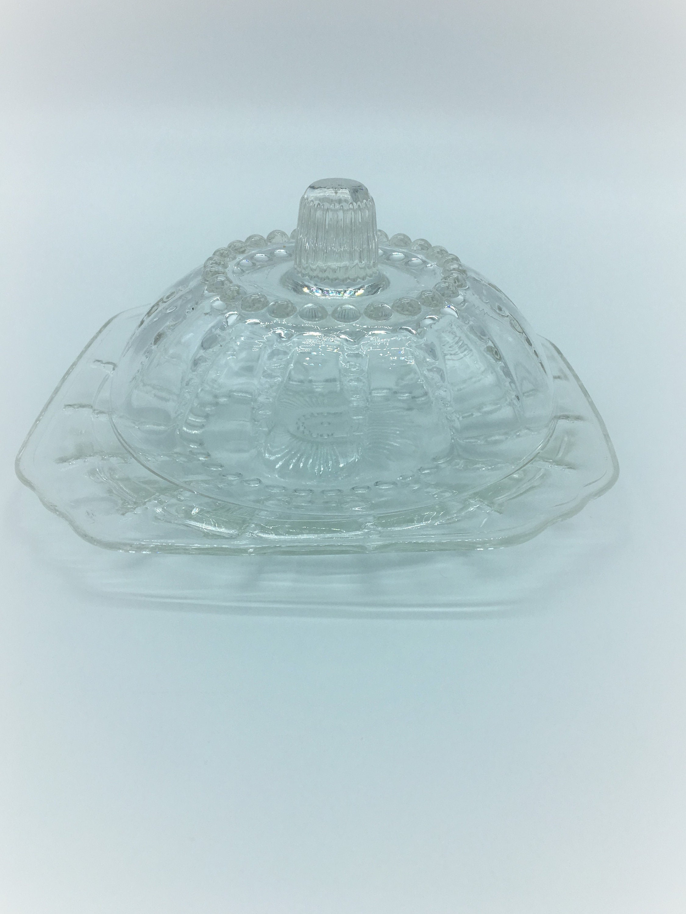 Antique Federal Glass Co. Butter Dish Federal Glass Etsy