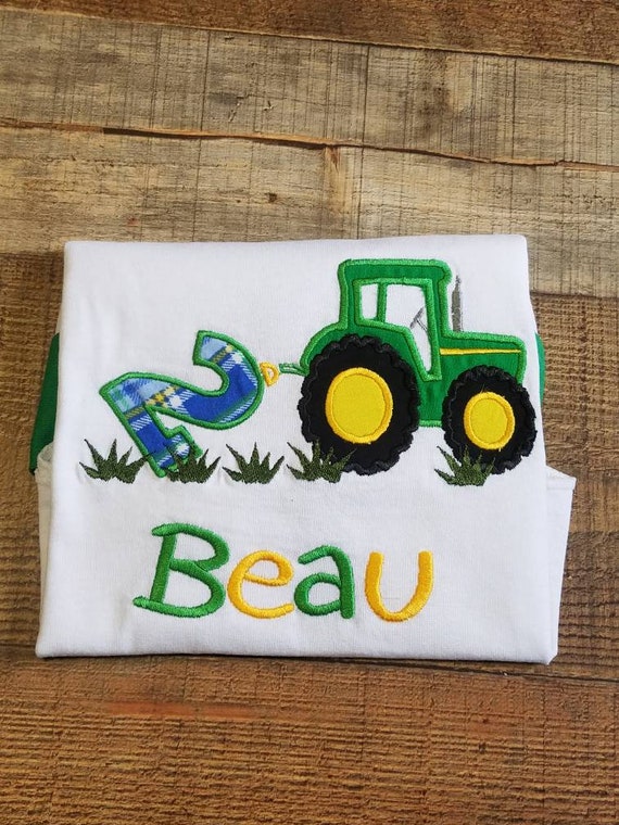 john deere first birthday shirt