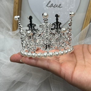 Baby crown, baby mini crown, girls mini crown, 1st birthday crown, special occasion crown, baby tiara