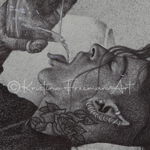 Ruhn Danaan Crescent City 5x7” Fine Art Giclee Print Gift SJM Fanart