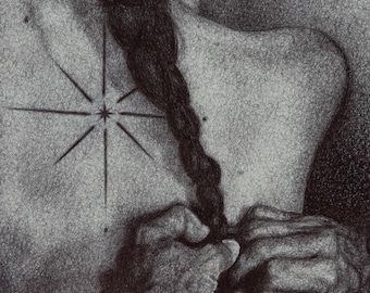 Braiding 8x10” Fine Art Giclee Print