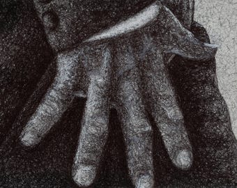 The Hand Flex 8x10 Fine Art Giclee Print Pride and Prejudice Mr. Darcy