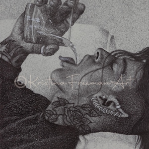 Ruhn Danaan Crescent City 8x10” Fine Art Giclee Print Gift SJM Fanart