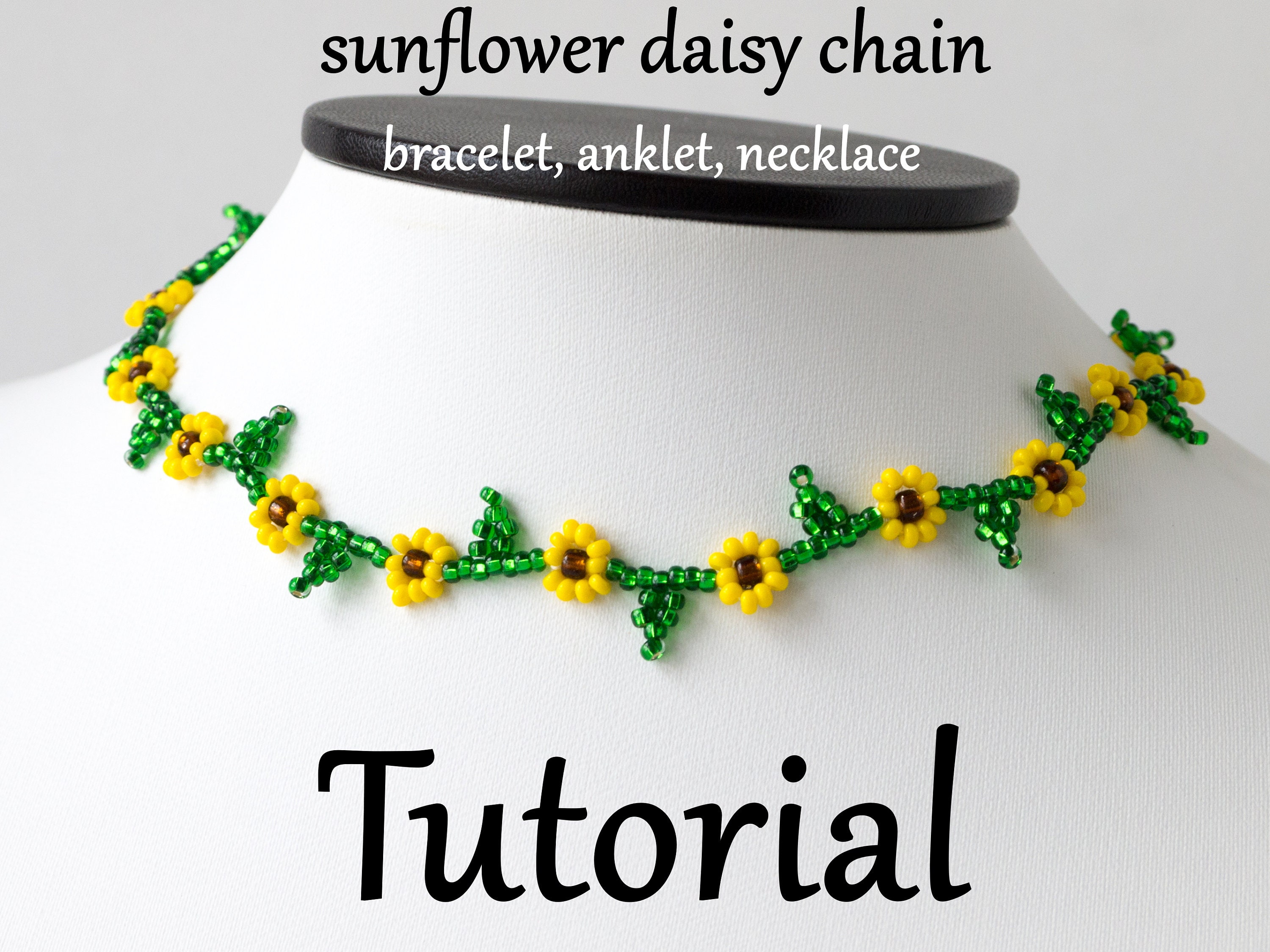 Beading Tutorial Daisy Chain Beaded Bracelet How to Make 