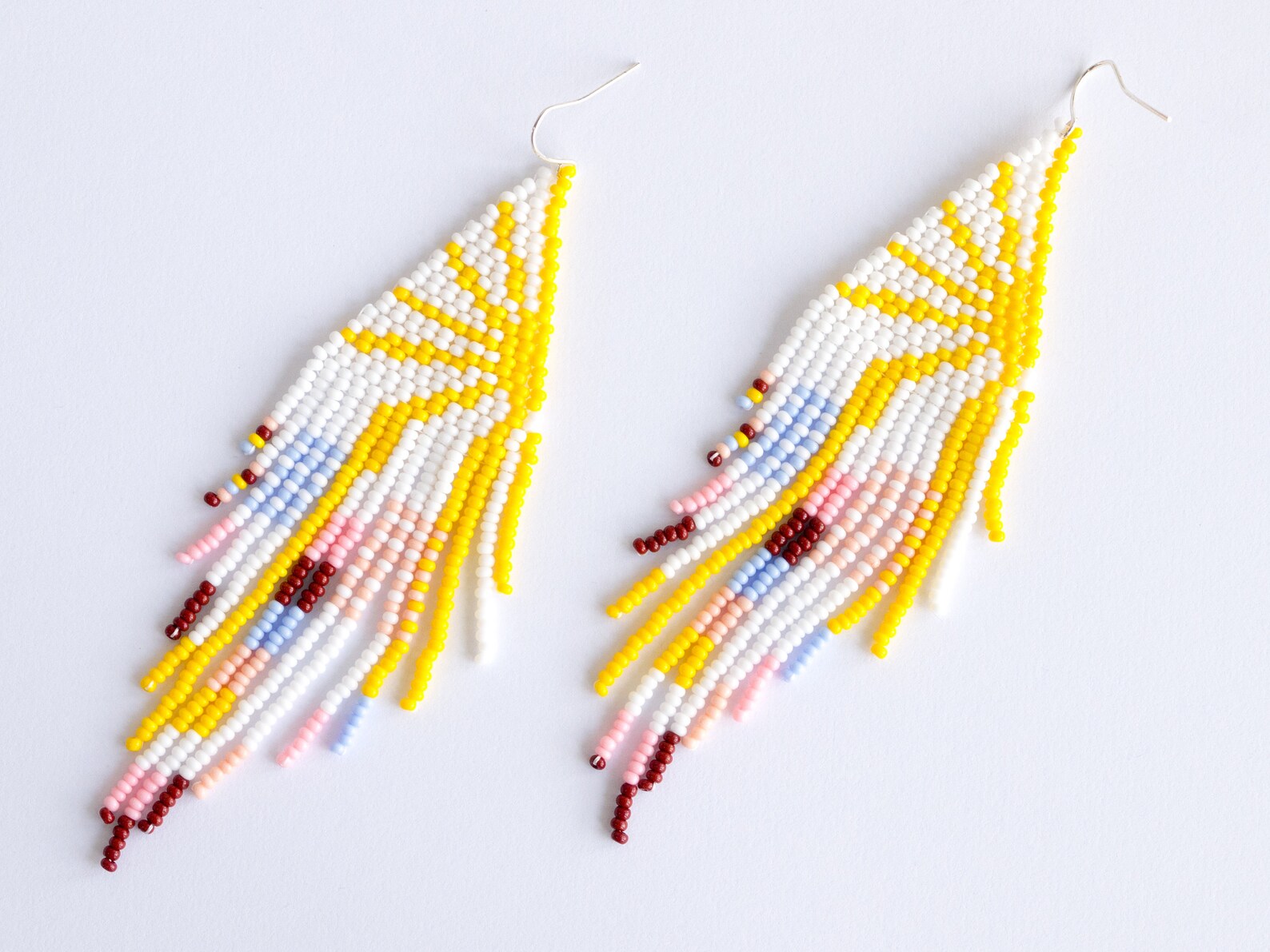 Martin Bernstein 18K Yellow White Gold Fringe Earrings