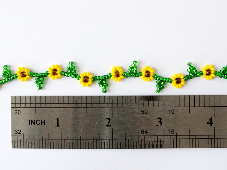 Beading Tutorial Daisy Chain Beaded Bracelet How to Make Etsy