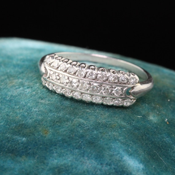 Platinum diamond shop half eternity ring