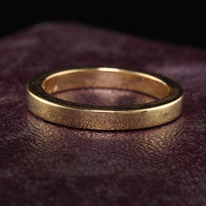 Vintage Estate 18K Yellow Gold Classic Wedding Band - Size 4.75