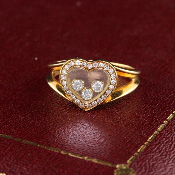 chopard ring happy heart