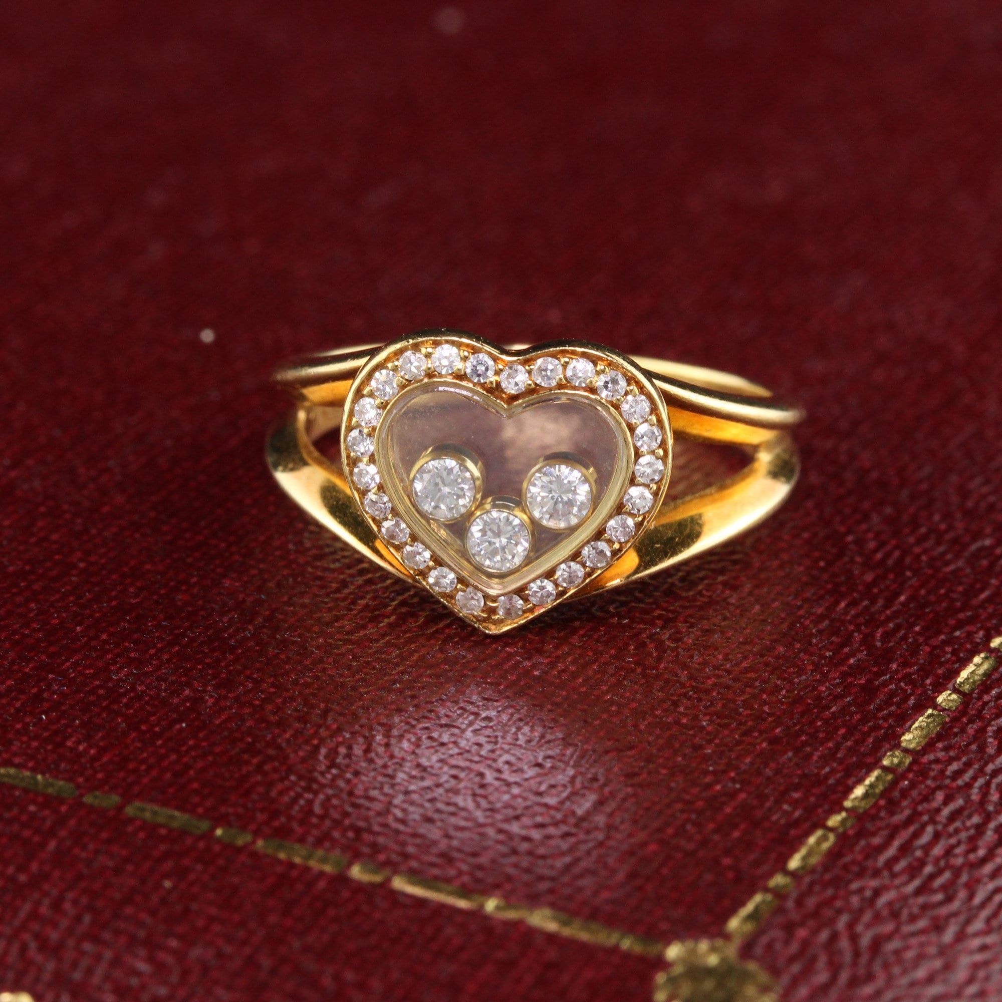 chopard happy diamond heart ring