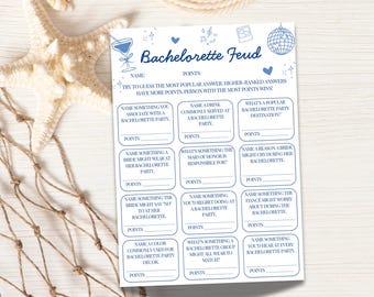 Bachelorette Family Feud Game: Printable Hen Party Trivia (PDF Download)