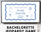 Bachelorette Jeopardy Party Game, Bachelorette Trivia Game, Hen Do Party Game, Editable Bridal Shower Games Canva Powerpoint