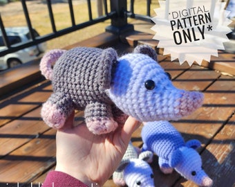 Pierce the Possum Crochet Pattern *PATTERN ONLY*