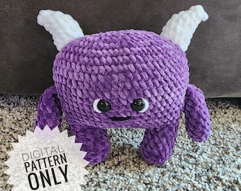 Mochi the Monster Crochet Pattern *PATTERN ONLY*