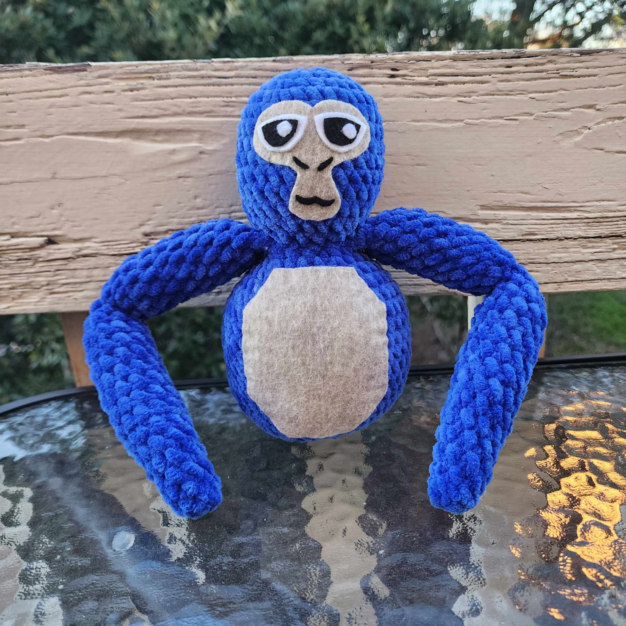 MONKEY MARK ポーズするブルーゴリラ A1サイズ il_fullxfull.5730015689_9i0j.jpg