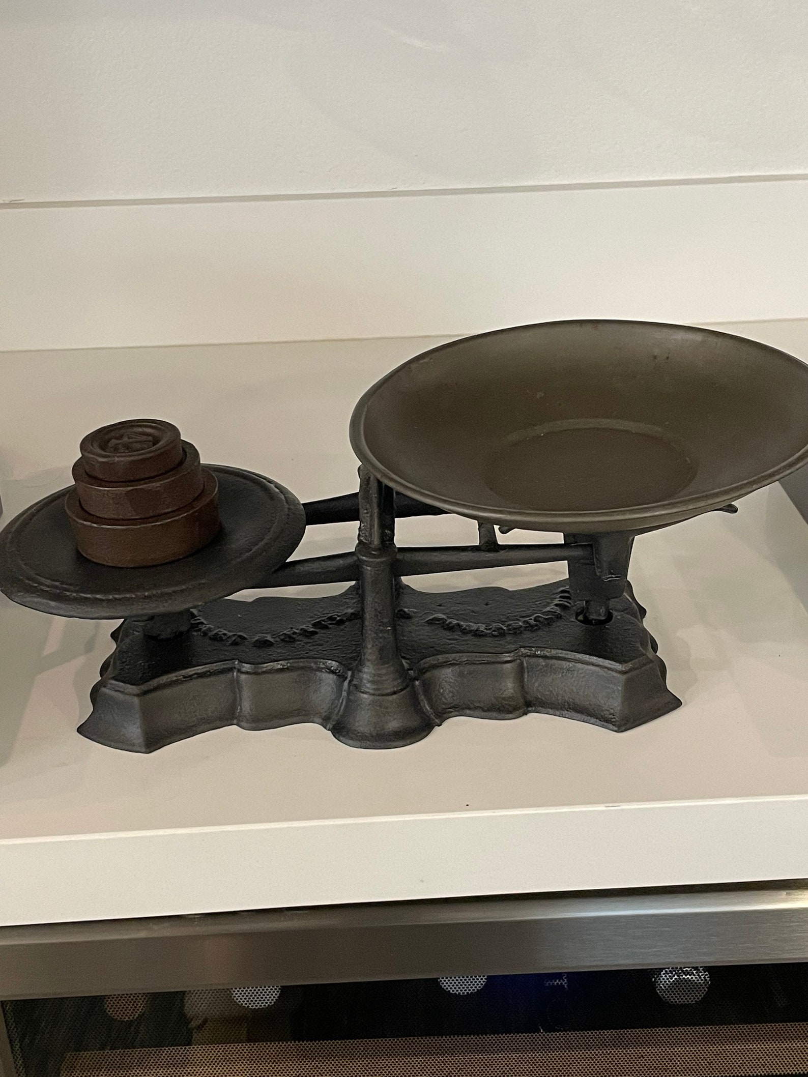 Antique Vintage Scale 1800s Cast Iron Stuart & Peterson Etsy